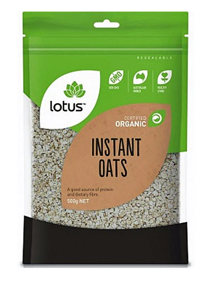 Lotus Instant Oats 500g